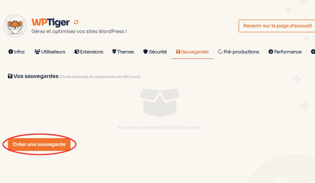 Créer une sauvegarde de WordPress sur cPanel